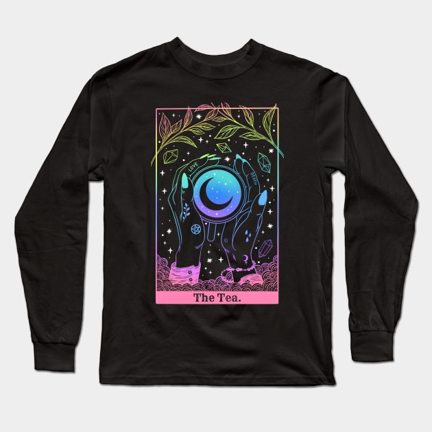 Tarot card the Tea Long Sleeve T-Shirt by OccultOmaStore